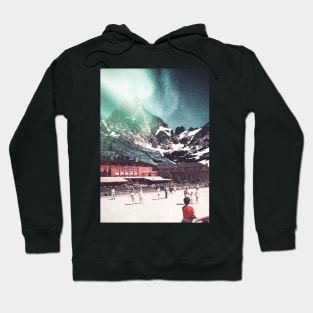 Skiing Under the Galaxies Hoodie